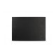 Placemat 43x30cm leather look black Layer