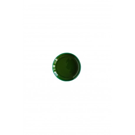 Bord Estela D12cm x H2cm (Groen, turquoise rand)