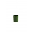 Mokka koffie/thee beker D7cm x H8cm (Groen)