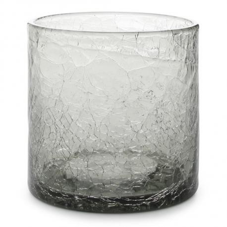 WHISKY GLASS 0.22L GREY CRACKLE (4STUKS)