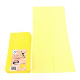 Flipper Viscose doeken  wit/geel 30 x 60 cm 25stuks
