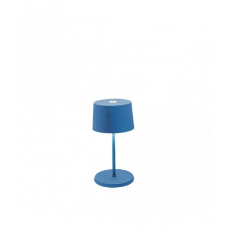 Olivia mini tafellamp - blauw