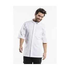 Skip to the beginning of the images gallery CHEF JACKET SALERNO RPB WHITE SHORT SLEEVE