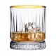 Pasabahce Elysia Golden Touch 4 whiskey/water glazen